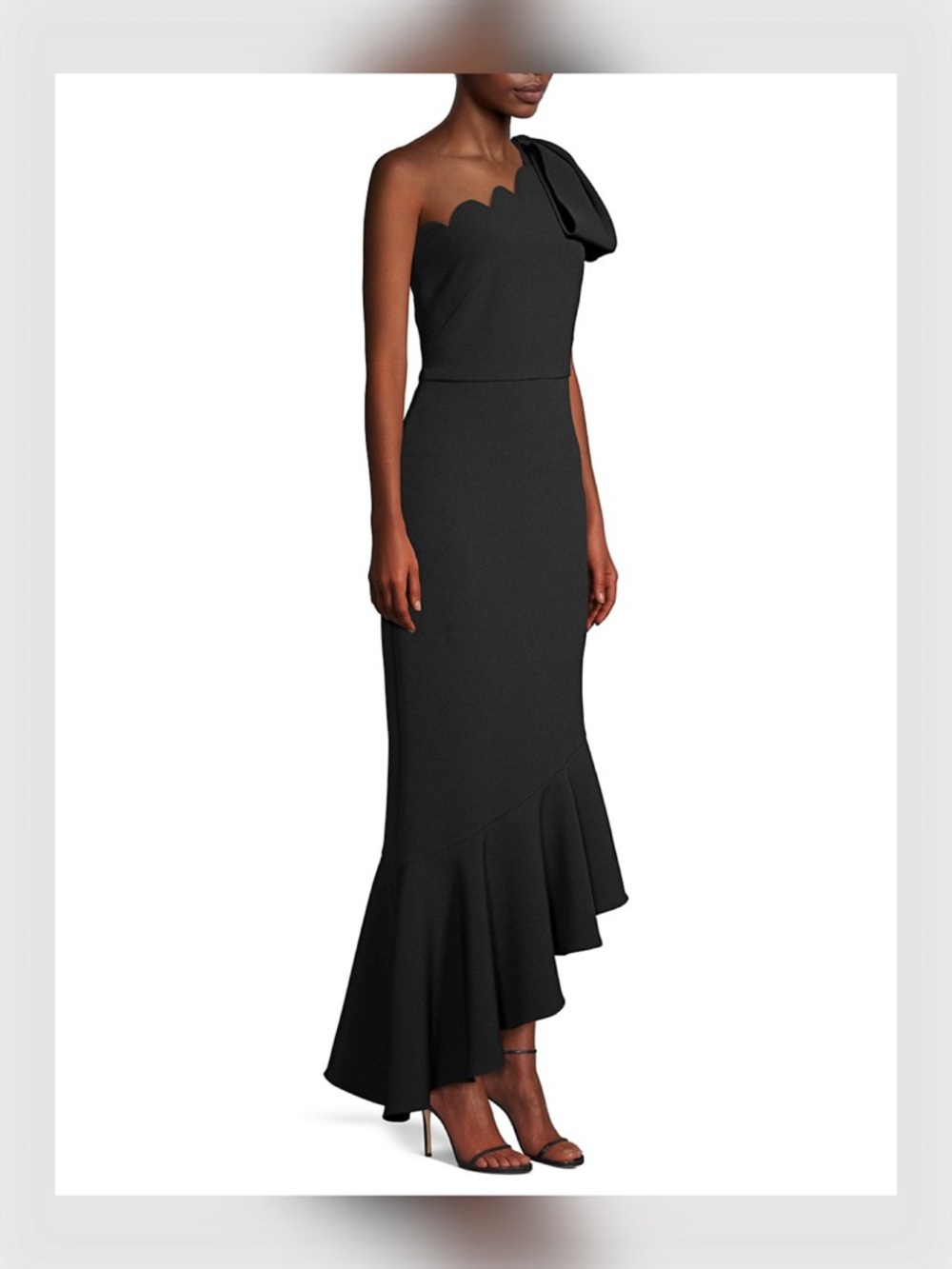 SHOSHANNA Ainsa Asymmetrical Bow Dress - Picture 5 of 13